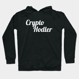 Crypto Hodler White Big Logo Hoodie